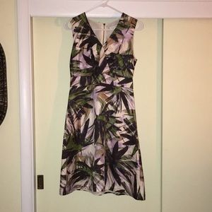 Banana Republic Size 2 tropical print A line dress